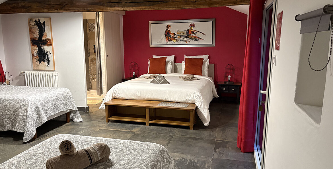Chambre Terre de Géants – chambre d'hôtes Au Petit Bignon, près du Puy du Fou